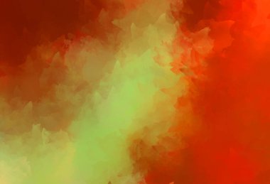 Yaratıcı soyut resim. Artistik fırça darbeleriyle donatılmış. Renkli ve canlı bir illüstrasyon. boyalı sanat.