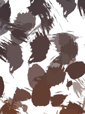 Renkli fırça darbelerinin 2B çizimi. Dekoratif doku resmi. Canlı boya desenli arka plan. Kaotik fırça darbeleri resim.