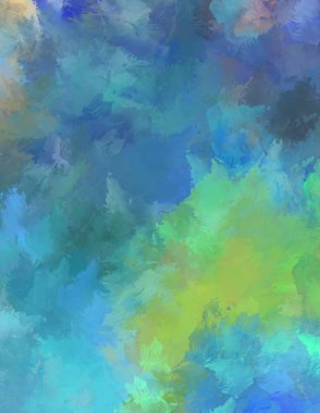 Renkli fırça darbelerinin soyut arkaplanı. fırçalanmış canlı duvar kağıdı. resmedilmiş sanat eseri. Eşsiz ve yaratıcı illüstrasyon.