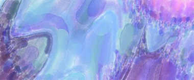 Çağdaş sanat. El yapımı resim. Modern sanat eserleri. Yüzeyde suluboya fırça darbeleriyle resim yapmak. 2D çizim. Sanatsal arkaplan resmi. Tablo üzerinde soyut resim. Renkli doku.