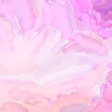 El yapımı sürreal soyut desenli suluboya. Modern sanatsal resim. 2D çizim. Arkaplan boyası karışımı. Yaratıcı duvar sanatı. Çağdaş sanat.