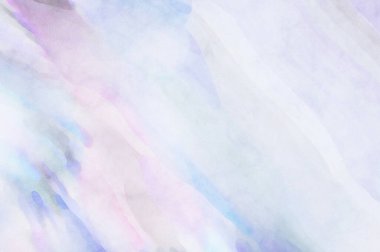 Yumuşak suluboya duvar kağıdı. Hafifçe fırçalanmış renkleri olan sanatsal bir resim. Pastel renkler arkaplana dokunmuş. Soyut duvar sanatı..