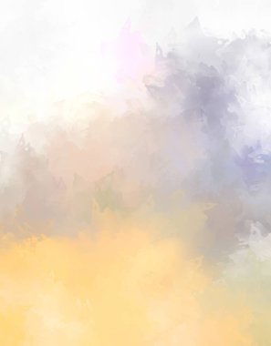 Yaratıcı soyut resim. Artistik fırça darbeleriyle donatılmış. Renkli ve canlı bir illüstrasyon. boyalı sanat.