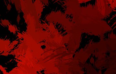 Vahşi fırça darbeleriyle yaratıcı soyut resim. Artistik fırça darbeleriyle donatılmış. Renkli ve canlı bir tasvir. Boyalı sanat.