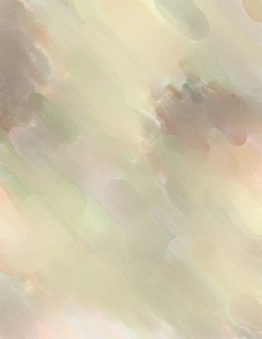 Modern fırça darbeleri. Pastel renklerde suluboya resim. Poster, duvar sanatı, afiş, kart, kitap kapağı veya ambalaj için sakinleştirici kompozisyonun yumuşak renkli çizimi. 