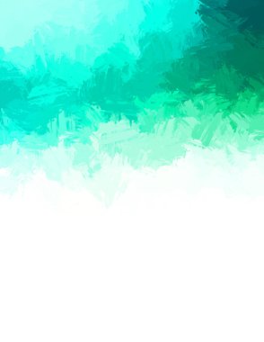 Canlı fırça darbeleriyle boyanmış. Renkli desenli resim. Fırçalanmış duvar kağıdını boya.