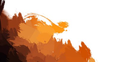 Taranmış Boyalı Soyut Arkaplan. Vahşi kaotik fırça darbeleri. Boya darbeleri. 2D İllüstrasyon. Fırça darbeli resim. 