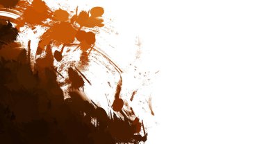 Taranmış Boyalı Soyut Arkaplan. Vahşi kaotik fırça darbeleri. Boya darbeleri. 2D İllüstrasyon. Fırça darbeli resim. 