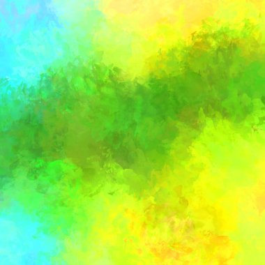 Canlı fırça darbeleriyle boyanmış. Renkli desenli resim. Fırçalanmış duvar kağıdını boya.