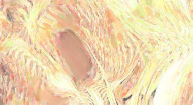 Poster, duvar sanatı, afiş, kart, kitap kapağı veya ambalaj için pastel renkli suluboya resim. Alkol mürekkebini andıran rahatlatıcı fırça darbelerinin modern resmi.