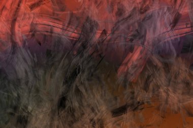 Modern sanat. Taranmış Boyalı Soyut Arkaplan. Fırça darbesi ile boyanmış. Boya darbeleri. 2B Görüntü