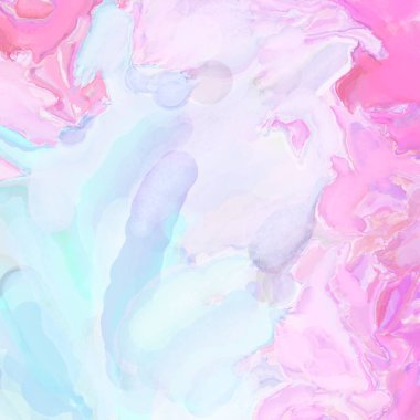 Çağdaş sanat. El işçiliğinin renkli dokusu. Modern resim. Yüzeyde suluboya vuruşlar. Sanatsal arkaplan resmi. Tablo üzerinde soyut resim. Fırça darbeleri. 