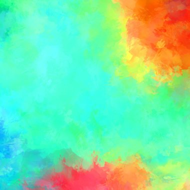 Duvar sanatı Eşsiz ve yaratıcı illüstrasyon. Fırça darbesi ile boyanmış. Renkli fırça darbelerinin soyut arkaplanı. Fırçalanmış canlı duvar kâğıdı. Boyalı sanatsal yaratım.