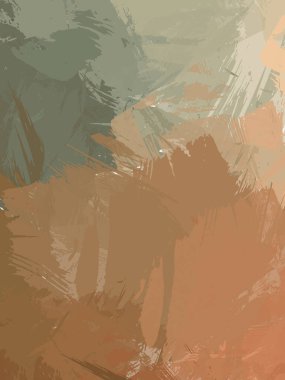 Renkli fırça darbelerinin 2B çizimi. Dekoratif doku resmi. Canlı boya desenli arka plan. Kaotik fırça darbeleri resim.