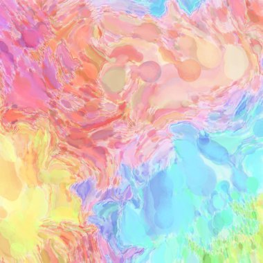 Soyut doku. Yüzeyde etkileyici el yapımı suluboya. Suluboya fırça darbeleri. Modern sanat. Çok renkli arkaplan. Çağdaş duvar sanatı. Renkli bir fon. 2d illüstrasyon.