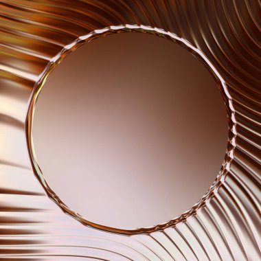 Soyut çerçeveli arkaplan. Renkli, canlı, dalgalı bir duvar kağıdı. Merkezi çerçeveli yaratıcı grafik 2d çizim. Dinamik şekilli modaya uygun sıvı örtüsü.