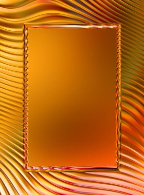 Soyut çerçeveli arkaplan. Renkli, canlı, dalgalı bir duvar kağıdı. Merkezi çerçeveli yaratıcı grafik 2d çizim. Dinamik şekilli modaya uygun sıvı örtüsü.