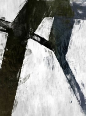 Soyut arkaplanda pürüzlü fırça darbeleri. Fırça boyası. Renkli boya darbeleri. Eşsiz duvar sanatı. Tuvaldeki modern sanat. Renkli çağdaş sanat eserleri. 