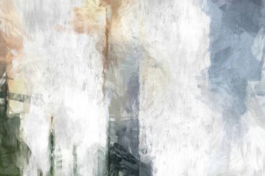 Soyut arkaplanda pürüzlü fırça darbeleri. Fırça boyası. Renkli boya darbeleri. Eşsiz duvar sanatı. Tuvaldeki modern sanat. Renkli çağdaş sanat eserleri. 