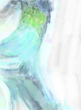 Modern fırça darbeleri. Pastel renklerde suluboya resim. Poster, duvar sanatı, afiş, kart, kitap kapağı veya ambalaj için sakinleştirici kompozisyonun yumuşak renkli çizimi. 