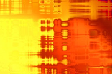 Soyut arkaplan. Yaşlanmış grunge dokusunda geometrik elementler. Farklı renk desenli grafiksel illüstrasyon.