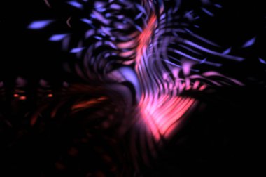 Işık parçacık izleri. Parlayan parçacıkları ve çizgileri olan ışık patlaması yıldızı. Güzel hareketli soyut ışın arkaplanı.