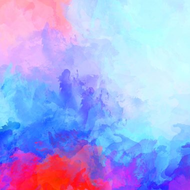 Boya darbeleri. 2D İllüstrasyon. Taranmış Boyalı Soyut Arkaplan. Fırça darbesi ile boyanmış. Modern sanat.