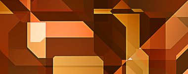 Üçgen arka planda üst üste dizayn ediliyor. Soyut geometrik duvar kağıdı. Geometrik renkli üçgen şekiller.