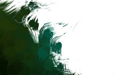 Duvar sanatı Eşsiz ve yaratıcı illüstrasyon. Fırça darbesi ile boyanmış. Renkli fırça darbelerinin soyut arkaplanı. Fırçalanmış canlı duvar kâğıdı. Boyalı sanatsal yaratım.