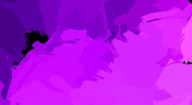 Canlı fırça darbeleriyle boyanmış. Renkli desenli resim. Fırçalanmış duvar kağıdını boya.