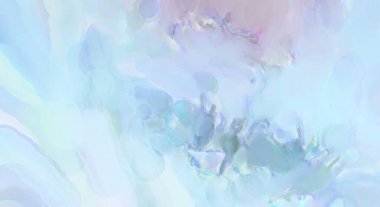 Alkol mürekkebini andıran rahatlatıcı fırça darbelerinin modern resmi. Poster, duvar sanatı, afiş, kart, kitap kapağı veya ambalaj için pastel renkli suluboya resim.