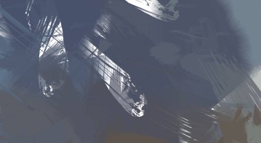 Renkli fırça darbelerinin soyut arkaplanı. fırçalanmış canlı duvar kağıdı. resmedilmiş sanat eseri. Eşsiz ve yaratıcı illüstrasyon.