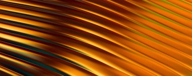 Soyut arkaplan. Renkli dalgalı yansıtıcı duvar kağıdı. Duvar kağıdı, afiş, arkaplan, kart, kitap kapağı veya web sitesi için grafiksel resimleme.