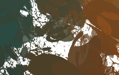 Sanatsal soyut arkaplan. Doku boyalı duvar kağıdı. Boya darbeleriyle yaratıcı bir illüstrasyon. Fırça desenli resim.