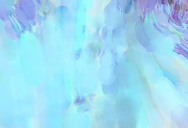 Pastel renklerde suluboya resim. Poster, duvar sanatı, afiş, kart, kitap kapağı ya da ambalaj için rahatlatıcı kompozisyonun yumuşak renkli çizimi. Modern fırça darbeleri resim.