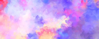 Sanatsal soyut arkaplan. Doku boyalı duvar kağıdı. Boya darbeleriyle yaratıcı bir illüstrasyon. Fırça desenli resim.