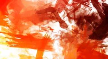 Sanatsal soyut arkaplan. Doku boyalı duvar kağıdı. Boya darbeleriyle yaratıcı bir illüstrasyon. Fırça desenli resim.