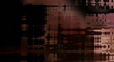 Soyut arkaplan. Yaşlanmış grunge dokusunda geometrik elementler. Farklı renk desenli grafiksel illüstrasyon.