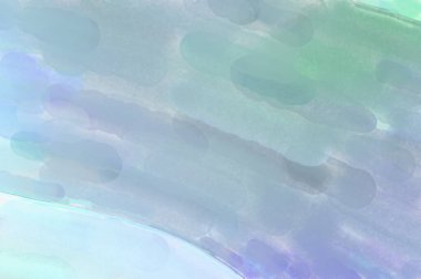 Poster, duvar sanatı, afiş, kart, kitap kapağı veya ambalaj için pastel renkli suluboya resim. Alkol mürekkebini andıran rahatlatıcı fırça darbelerinin modern resmi.