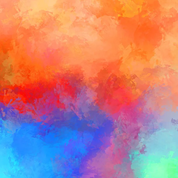 Composición Pintada Con Pinceladas Vibrantes Pintura Colorida Texturizada Pintar Fondo — Foto de Stock