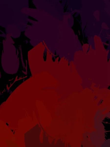 Настінне Мистецтво Унікальна Креативна Ілюстрація Малюнок Пензлем Абстрактний Фон Різнокольоровими — стокове фото