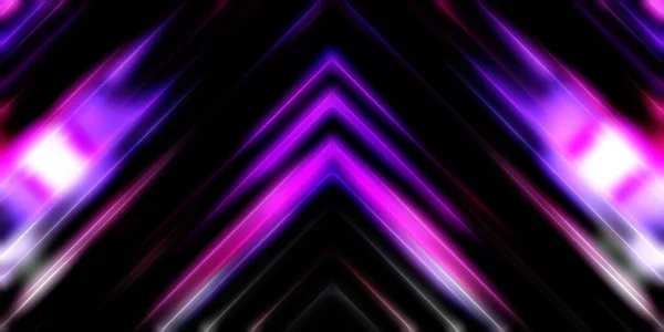 Abstract Shining Geometric Lights Background Fractal Symmetric Graphic Illustration Intersecting — Stock Photo, Image