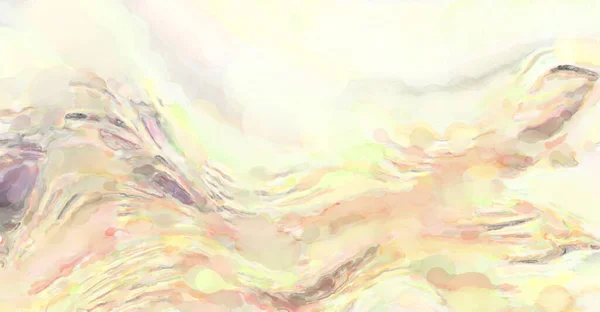 Akvarell Abstrakt Målning Med Pastellfärger För Affisch Väggkonst Banner Kort — Stockfoto