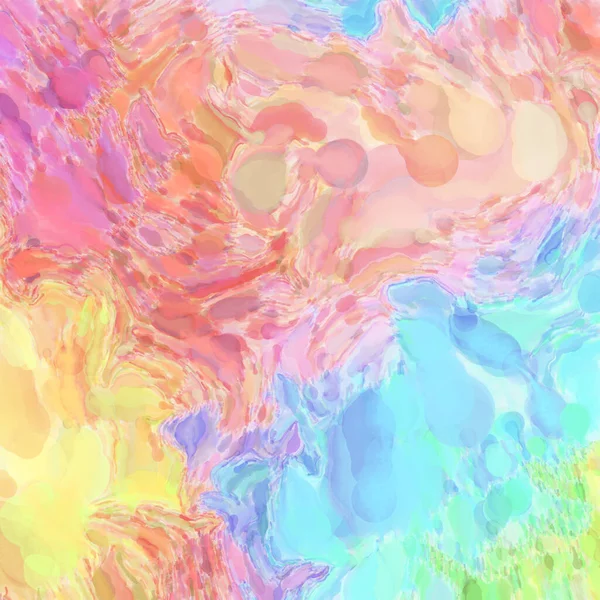 Soyut doku. Yüzeyde etkileyici el yapımı suluboya. Suluboya fırça darbeleri. Modern sanat. Çok renkli arkaplan. Çağdaş duvar sanatı. Renkli bir fon. 2d illüstrasyon.