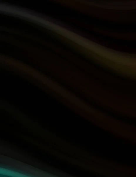 Siyah Arka Planda Renkli Düz Çizgiler Sıvı Sıvı Renkli Dalgalar — Stok fotoğraf