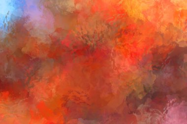 Renkli fırça darbelerinin soyut arkaplanı. fırçalanmış canlı duvar kağıdı. resmedilmiş sanat eseri. Eşsiz ve yaratıcı illüstrasyon.