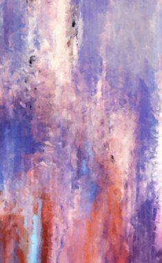 Modern sanat. Renkli çağdaş sanat eserleri. Renkli boya darbeleri. Soyut arkaplanda fırça darbeleri. Fırça boyası. Eşsiz duvar sanatı.