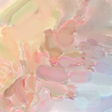 Soyut doku. Yüzeyde etkileyici el yapımı suluboya. Suluboya fırça darbeleri. Modern sanat. Çok renkli arkaplan. Çağdaş duvar sanatı. Renkli bir fon. 2d illüstrasyon.