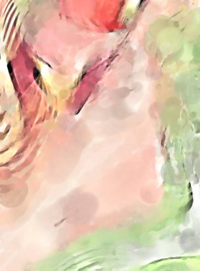 Modern sanat. Renkli çağdaş sanat eserleri. Renkli boya darbeleri. Soyut arkaplanda fırça darbeleri. fırça boyası.