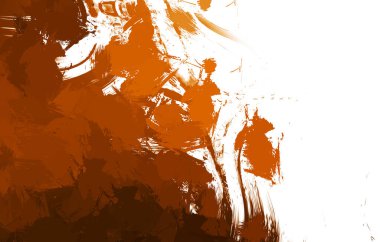 Duvar sanatı Eşsiz ve yaratıcı illüstrasyon. Fırça darbesi ile boyanmış. Renkli fırça darbelerinin soyut arkaplanı. Fırçalanmış canlı duvar kâğıdı. Boyalı sanatsal yaratım.